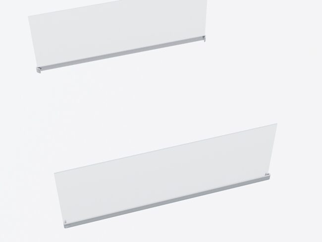 Einsatz "2 Stück Fettspritz Schutzglas" zu Design Grilltisch "a la carte"