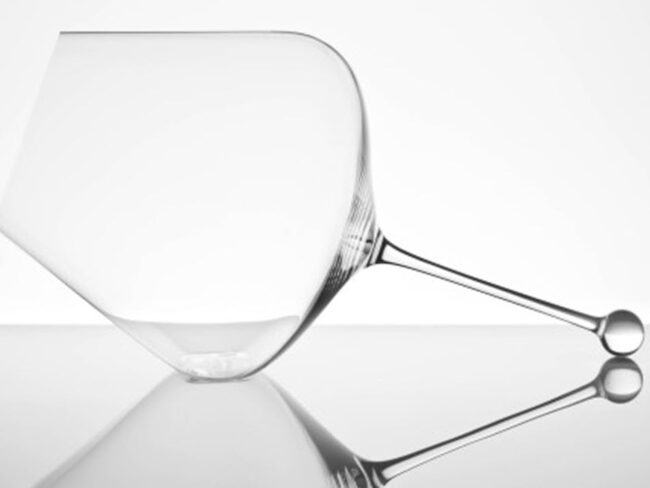 Weinglas ohne Fuss, mundgeblasen